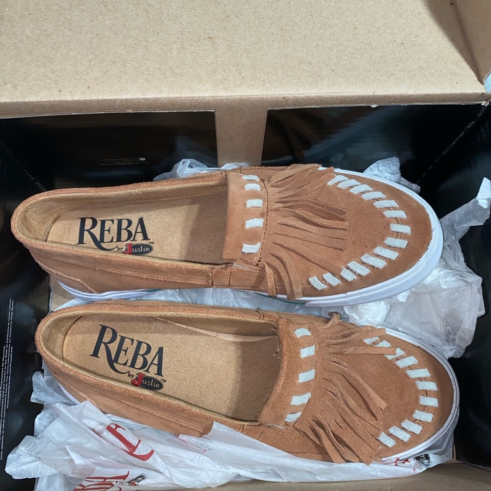 Reba x Justin moccasins